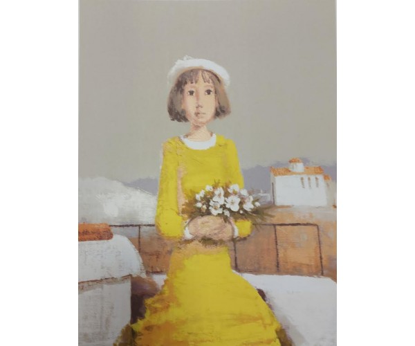 Dragica J. Cvek - Djevojčica u žutoj haljini